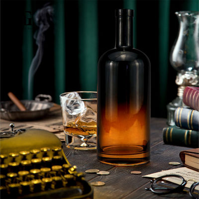 700 ml Flasche aus Olivengrünem Glas mit Holzkorkdeckel und individueller Gravierung