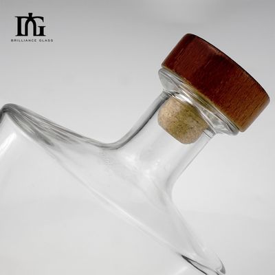 750 ml Glasweinflaschen mit Korkdeckel und Versiegelung Schrumpfkapseln für Spirituosen und Getränke
