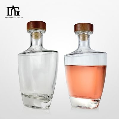 750 ml Glasweinflaschen mit Korkdeckel und Versiegelung Schrumpfkapseln für Spirituosen und Getränke
