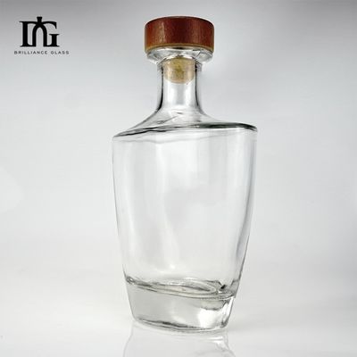 750 ml Glasweinflaschen mit Korkdeckel und Versiegelung Schrumpfkapseln für Spirituosen und Getränke
