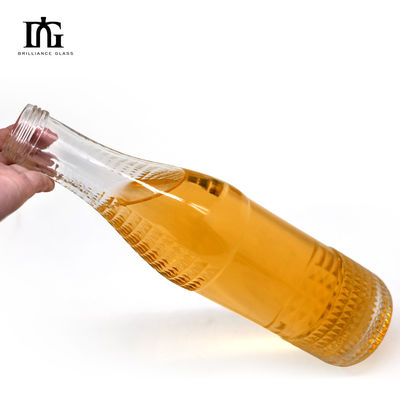 Akzeptables Kundenlogo Glasflasche Runde Form Gravur 500ml 700ml Weinflasche