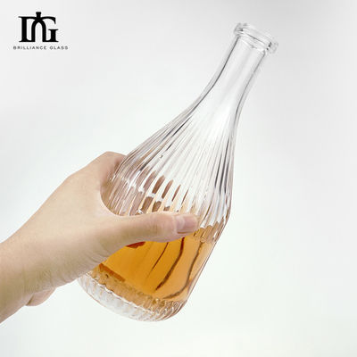 Alkohol und Getränke Glasflasche 200 ml 375 ml 500 ml Wodka mit Glaskragen
