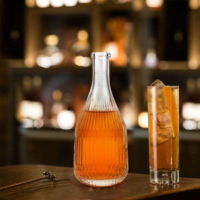 Alkohol und Getränke Glasflasche 200 ml 375 ml 500 ml Wodka mit Glaskragen