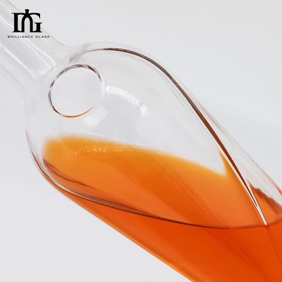 500 ml elektroplatierte Wodka Brandy Glas Wasserflasche mit Korken und Schraubverschluss