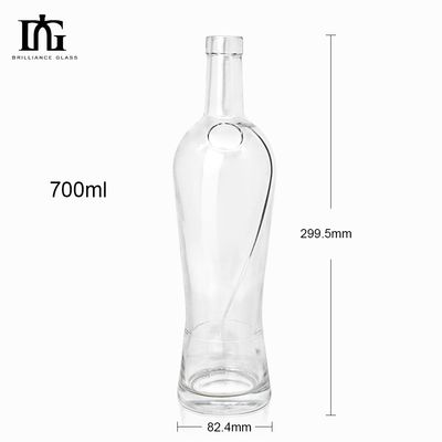 500 ml elektroplatierte Wodka Brandy Glas Wasserflasche mit Korken und Schraubverschluss