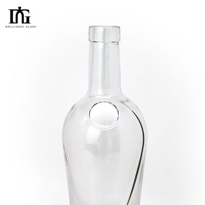 500 ml elektroplatierte Wodka Brandy Glas Wasserflasche mit Korken und Schraubverschluss