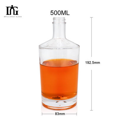 700 ml Glasflasche für Whisky, Bourbon, Gin und Liquor