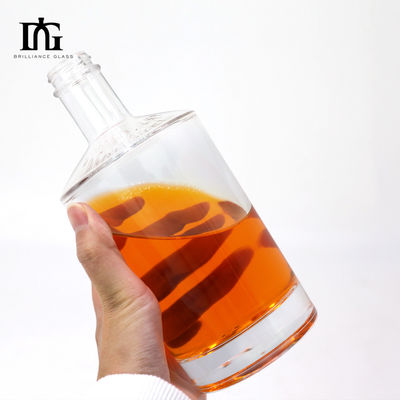 700 ml Glasflasche für Whisky, Bourbon, Gin und Liquor