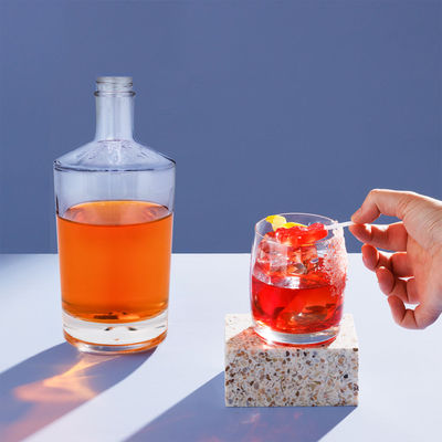700 ml Glasflasche für Whisky, Bourbon, Gin und Liquor