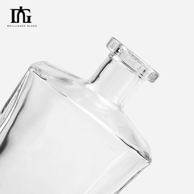 OEM/ODM Akzeptable Fancy 500ml Quadrat Glas Flasche für Eiswein