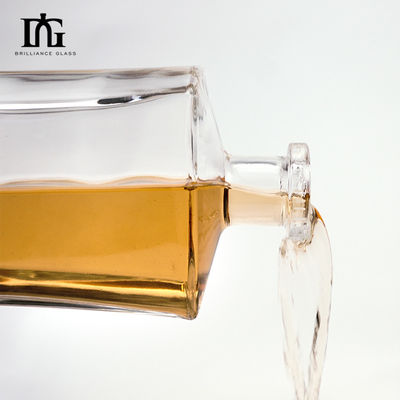 OEM/ODM Akzeptable Fancy 500ml Quadrat Glas Flasche für Eiswein