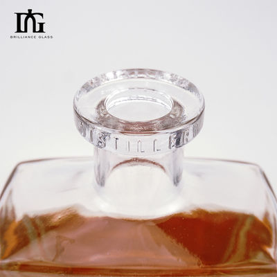 OEM/ODM Akzeptable Fancy 500ml Quadrat Glas Flasche für Eiswein