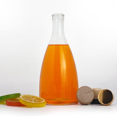 Glasflaschen für Wodka Whisky Rum Gin Brandy Niedrige MOQ 375ml 500ml 700ml 750ml