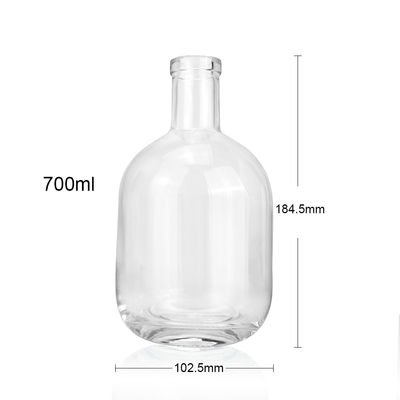 330 ml/500 ml/700 ml Weinflasche für Spirituosen Glasflasche Malerei Gravur Heißstempel