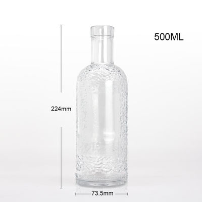 Flasche für Getränke 750 ml Kapazität und transparent