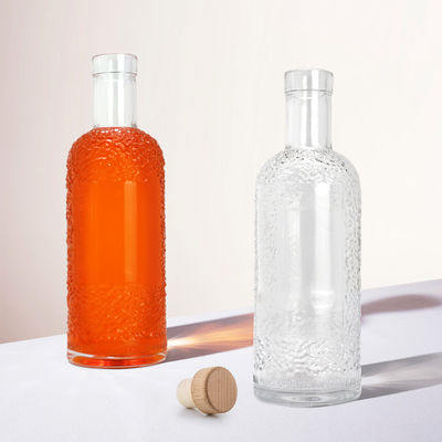 Flasche für Getränke 750 ml Kapazität und transparent