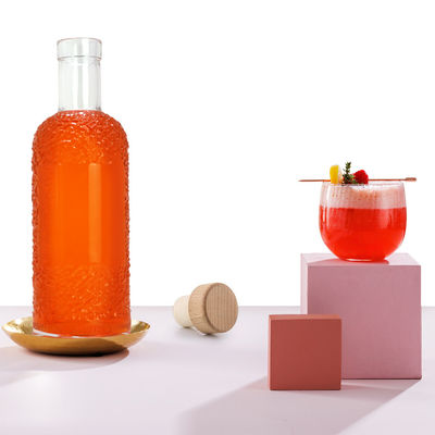 Flasche für Getränke 750 ml Kapazität und transparent