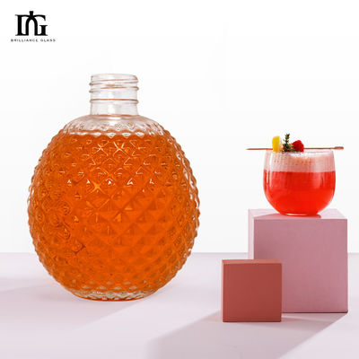 700 ml Bulk Wine Alcohol Glasflasche für Spirituosen Whisky Wodka Kappe Typ Korken Schraube Beide