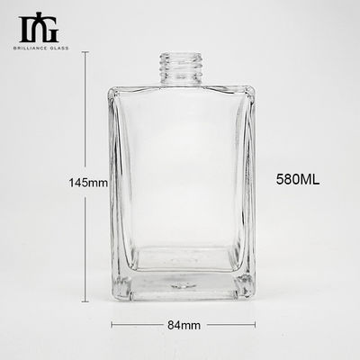 Kosmetische Verpackung Pumpe Sprüher Quadrat Glasflasche mit Elektrobelagerung und Gravierungen