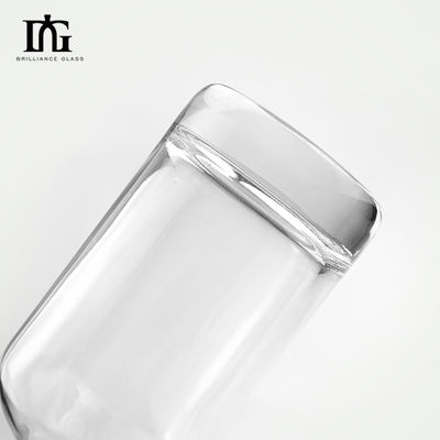 Goldmarke Druck Handhabung Spezial Glas Trinkflasche für die Probe 350ml 500ml 750ml