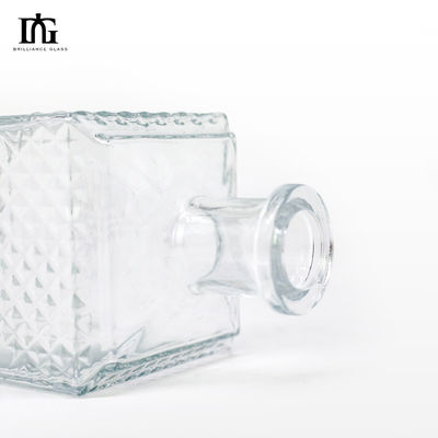 Versiegelungsart Korken 700 ml 375 ml 500 ml Glasflasche für Whisky Likör Quadrat Vodka