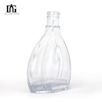 500 ml leere Glasflasche für Rum Whisky Wodka Spirituosen Kragen Material Glas