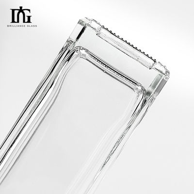 Glaskragen 750 ml Extra Flint Empire Wodka Flasche für Spirituosen Likör Whiskey Rum Tequila