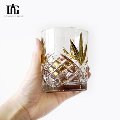 Kristall Whisky Decanter Set mit 2 alten Whisky-Gläsern
