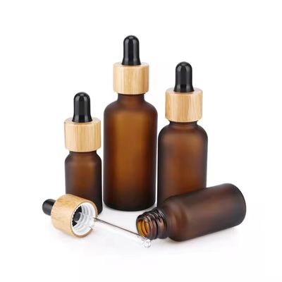 15 ml 50 ml Hautpflege Verpackung Essential Oil Dropper Glasflasche für Öl individuelles Logo