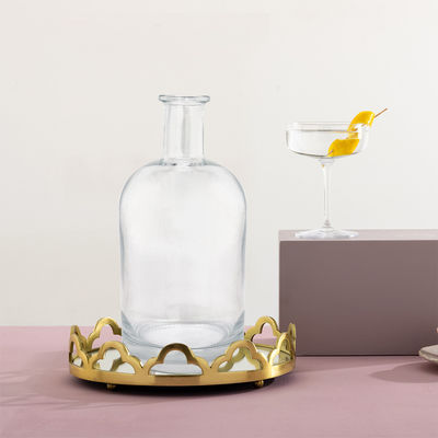 TJ028 750 ml Super Flint Transparente Wodka Alkohol Alkohol Glasflasche