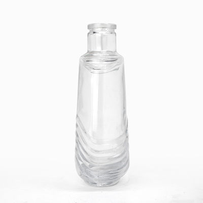 750 ml Glasklare rund 700 ml Glas Spirituosenflaschen für Whisky und Brandy TJ008