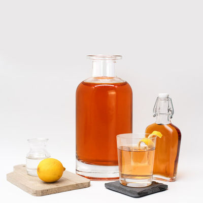 700 ml 750 ml eigenes Glas für Wodka Whisky Rum Gin Flaschen