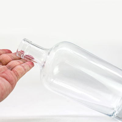 500 ml 750 ml klare wiederverwendbare Miniatur-Flasche mit Glaskörper