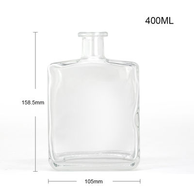 Glasflasche mit Kork für Gin Rum Vokda Whisky Tequila Spirituosen 700 ml klar