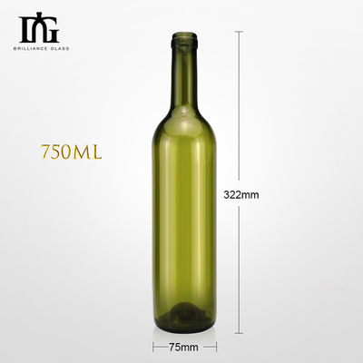 270 ml 350 ml 500 ml 750/1000 ml Weinglasflasche mit Korkschraubkappe 077