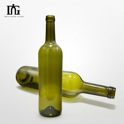 270 ml 350 ml 500 ml 750/1000 ml Weinglasflasche mit Korkschraubkappe 077