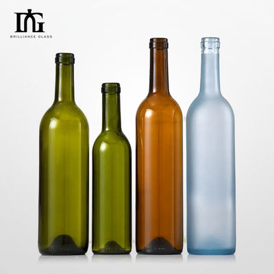 270 ml 350 ml 500 ml 750/1000 ml Weinglasflasche mit Korkschraubkappe 077