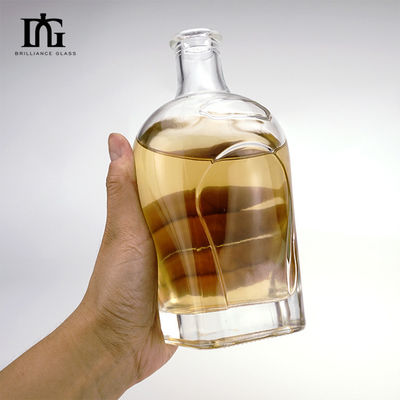 080 Alkohol und Getränke Glasflasche mit Korkverschluss 500 ml/700 ml/750 ml