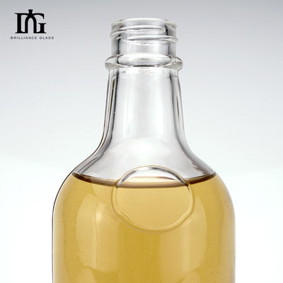 Siebdruck 500 ml/700 ml/750 ml Kapazität Durchsichtige aromatische Rotweinflasche