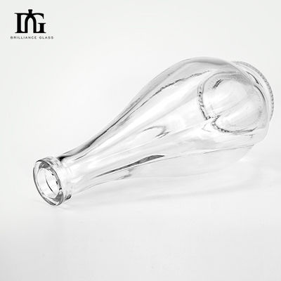 500 ml klare leere Wodka-Liter 700 ml Gin Rum Spirituosen Glasflaschen für Tee und Liköre