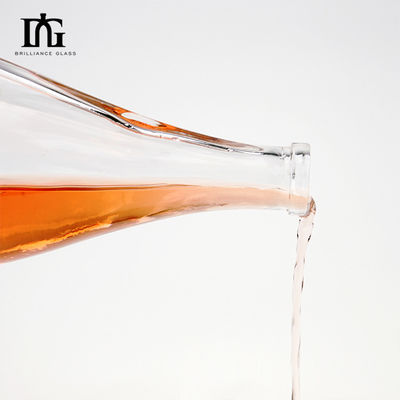 500 ml klare leere Wodka-Liter 700 ml Gin Rum Spirituosen Glasflaschen für Tee und Liköre